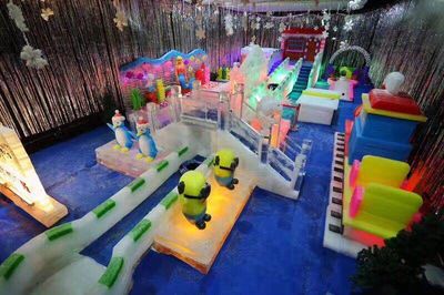 夏季冰雪主題樂園冰雕展覽館出租公司